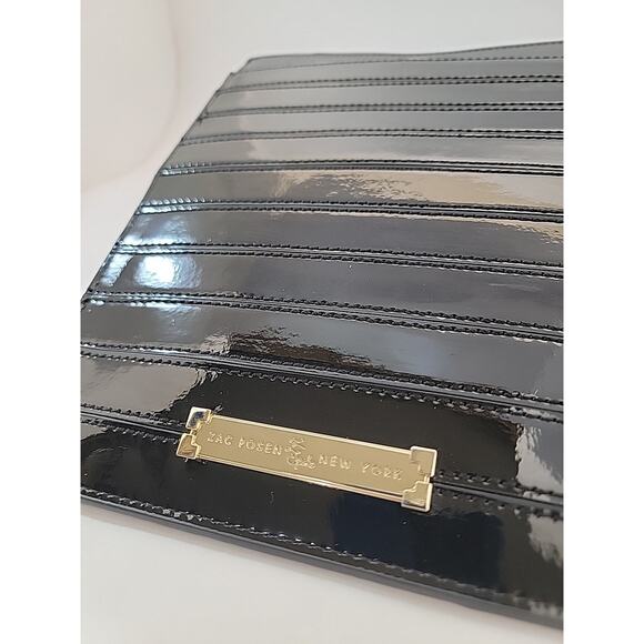 ZAC‎ POSEN NY Z Spoke Black Aida iPad Black Patent Leather Sleeve Case With Tags - Picture 3 of 14
